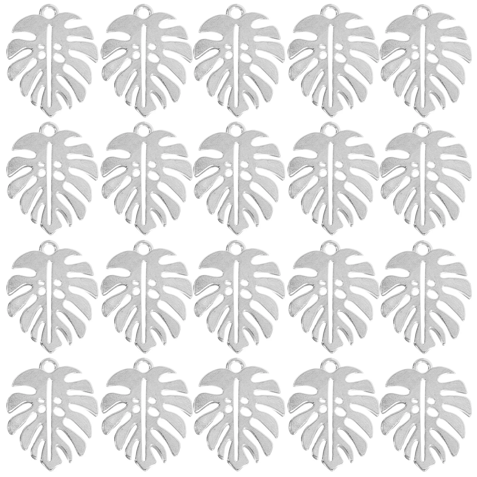 Key Chain Necklace Making Supplies Leaf Charms Jewelry Crafting Findings Design Pendant Keychain Bulk