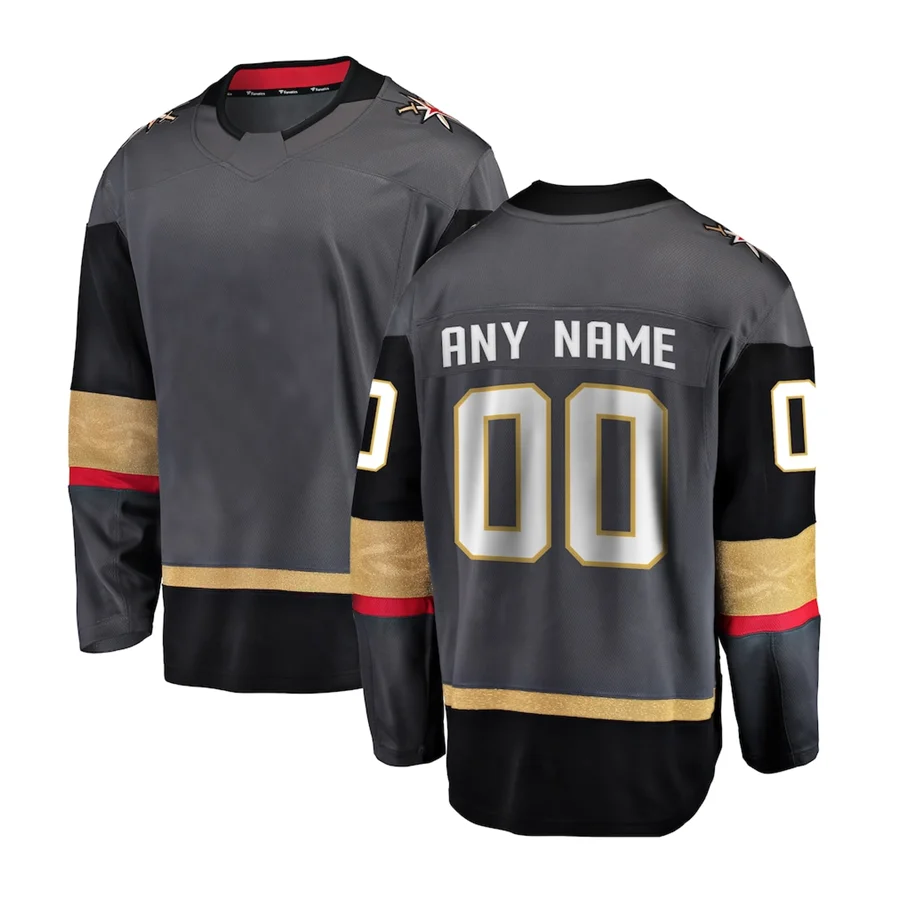 

Custom Youth's American Hockey Jerseys Sports Fans Wear Vegas Jersey Fleury William Karlsson Fans Shirts
