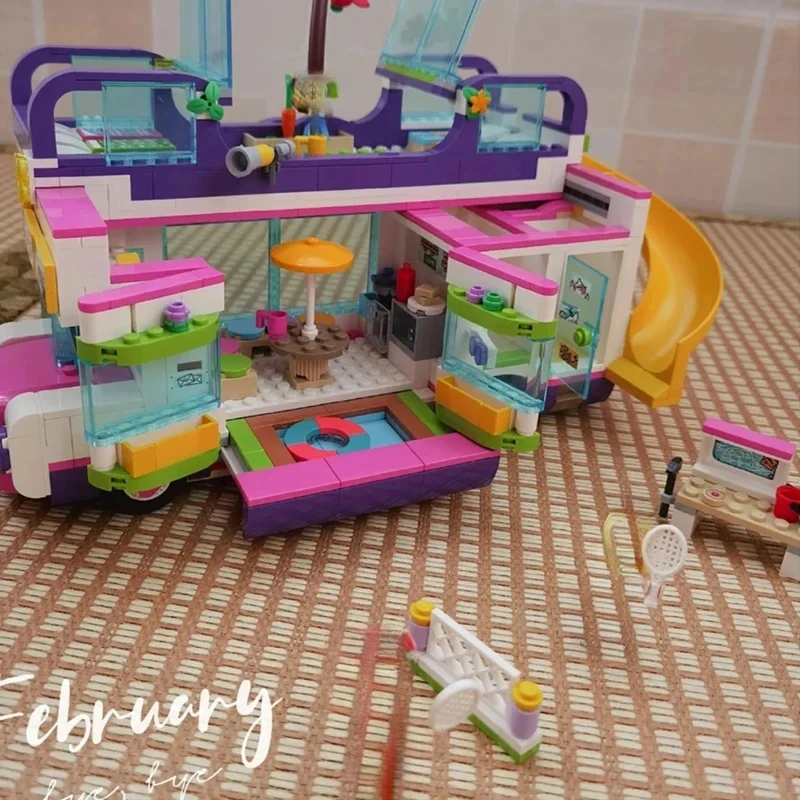 Детский конструктор автобус дружбы серии Good friend 41395