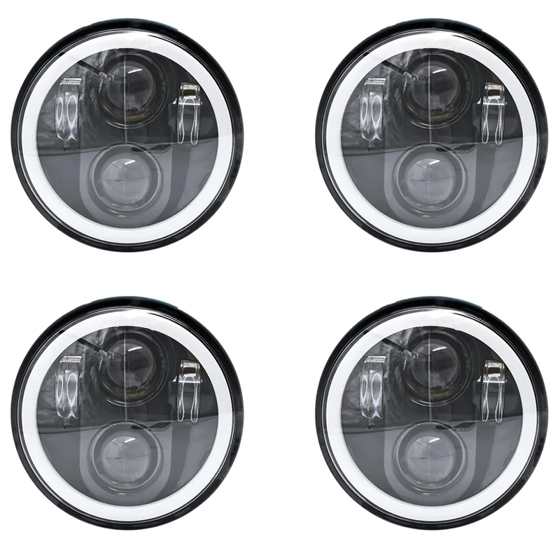 Фары головного света мотоциклетные фары 5-3/4 с белым ореолом DRL для Sportster Iron 883 Dyna