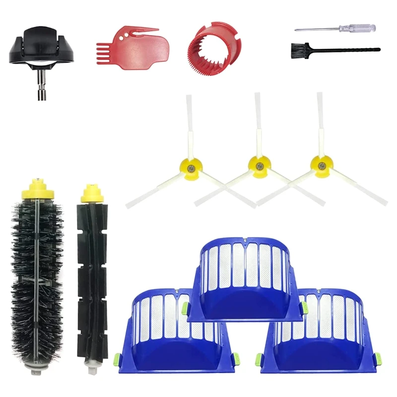 

Запасные части для фильтров с роликовой щеткой для Irobot Roomba 600 серии 610 620 650 675 677 692 671 694 691