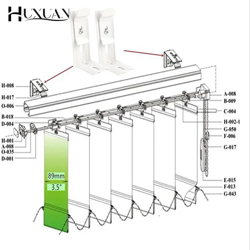 

Вертикальный Монтажный кронштейн для жалюзи, поручни для жалюзи, легкая установка, вертикальный держатель для жалюзи, аксессуары