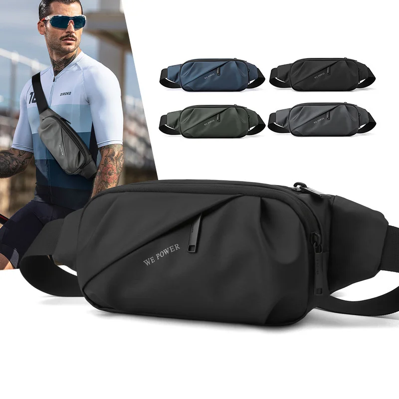 

Многофункциональная нейлоновая водонепроницаемая сумка-бананка для мужчин, забавная Поясная сумочка для бега, модные нагрудные мешки-слинги для поездок на бедрах