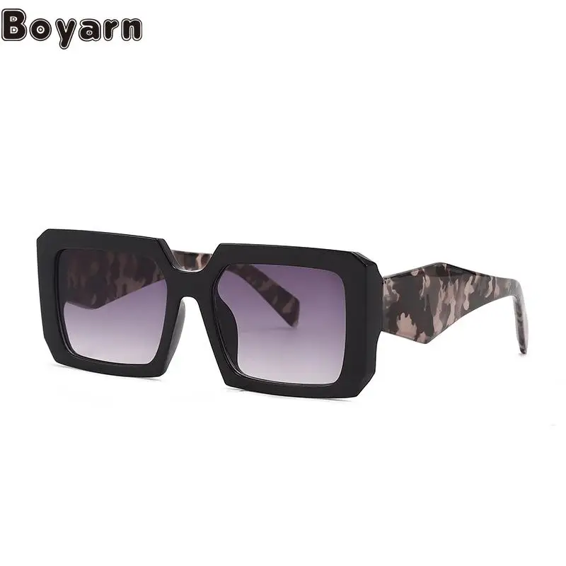 

Boyarn 2022 New Steampunk Fashion Show Small Frame Cat Eye Sunglasses Women's Trendy Sunglasses Punk Border Sunglasses