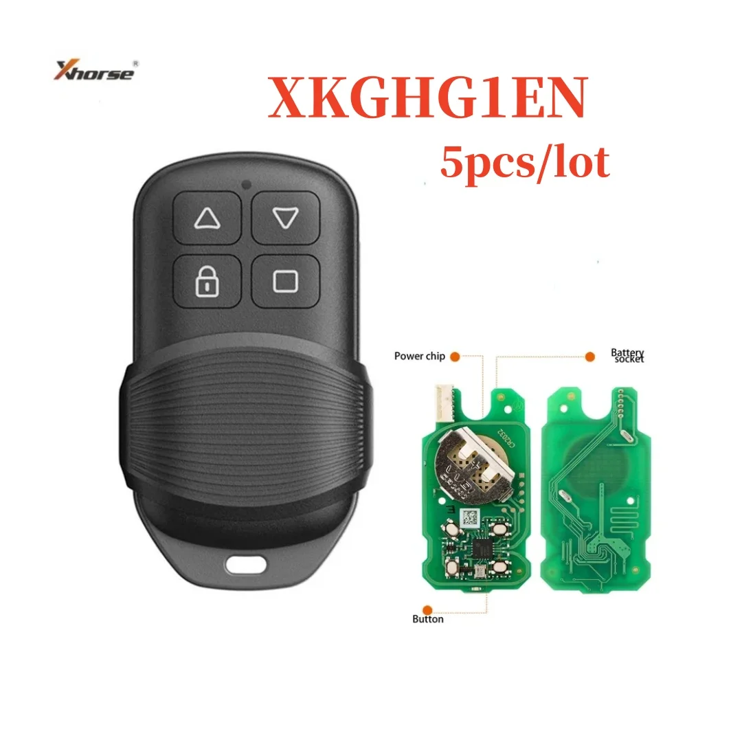 5 шт./лот Новое поступление на складе Xhorse XKGHG1EN Masker Garage Remote