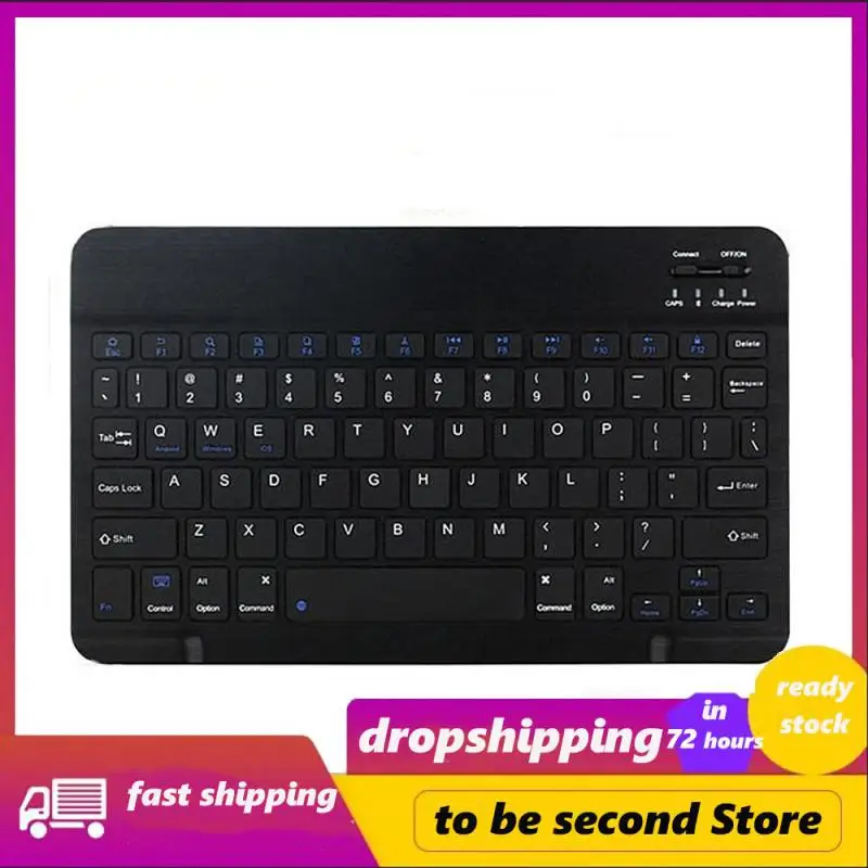 

Wireless Keyboard Scissor Type Keyboard Quiet Keystrokes Micro Interface Wireless Keyboard Mini Dust-proof 3.0-4.2v