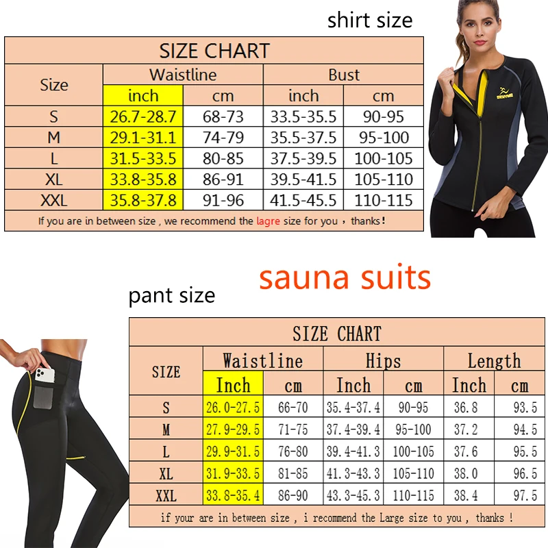 LANFEI Sauna Slimming Pants or Top Neoprene Sweat Thermal Jecket Women Shirts Weight Loss Body Shaper Waist Trainer Sauna Pants