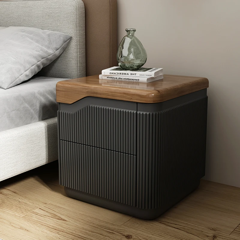 

Умные ночные столики, деревянный прикроватный столик с беспроводной зарядкой, многофункциональная прикроватная тумбочка с Bluetooth-динамиком