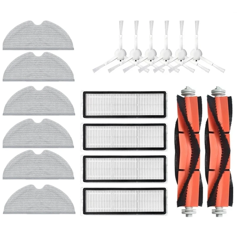 

HEPA Filter Main Side Brush Mop Kit For XIAOMI MIJIA 1C 1T STYTJ01ZHM And STYTJ02ZHM Vacuum Cleaner Parts
