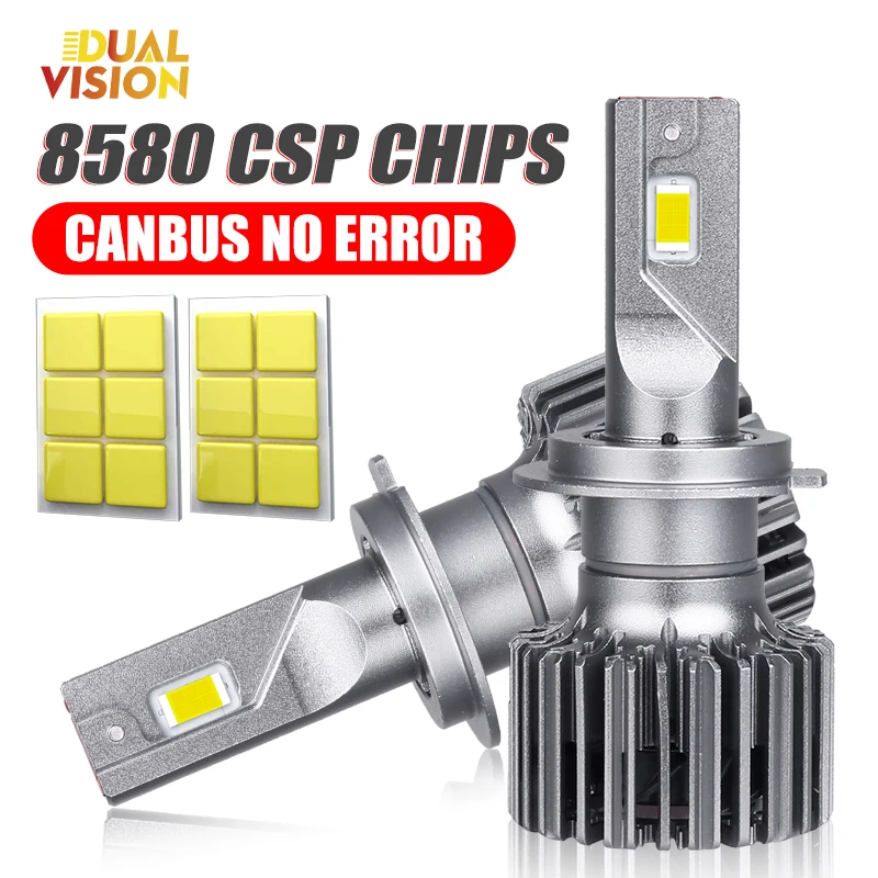 Супер яркие Автомобильные противотуманные фары Dualvision H7 Φ Canbus H1 HB3 9005 H8 H11 HB4 9006