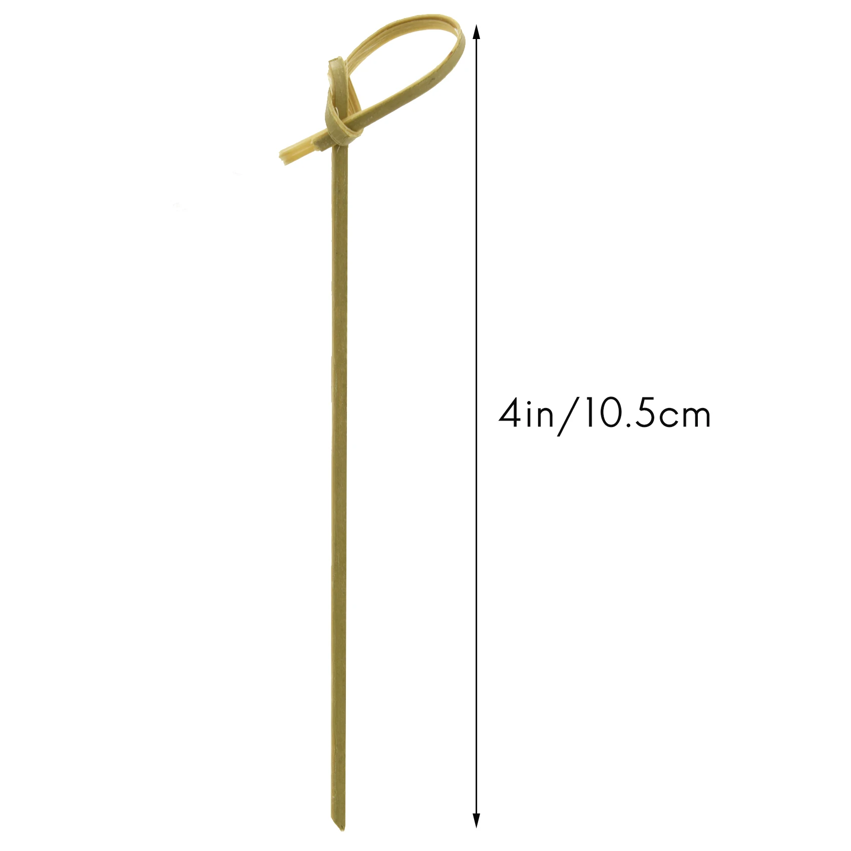 300 упаковок бамбуковых наборов для коктейлей зубочистки бамбуковые шампуры