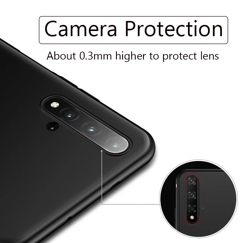 Фото Чехол Lainergie для Huawei Nova 5T простой продаваемый тонкий матовый Мягкий силиконовый чехол-накладка Чехлы для телефона для Nova 5T YAL-L21 №3