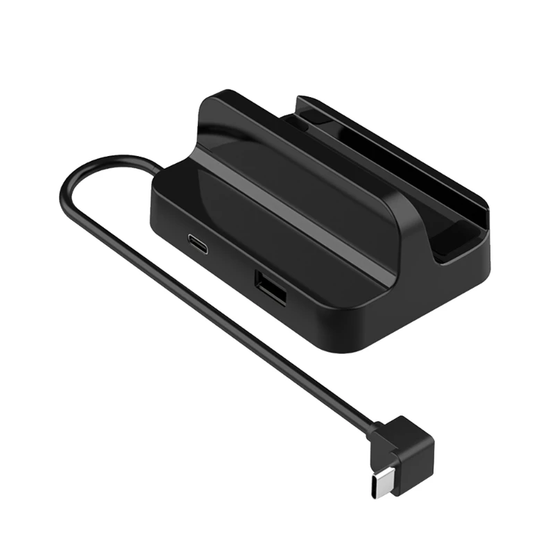 

Многопортовый адаптер USB C концентратор док-станция для паровой колоды с 3 выходами USB2.0 Держатель зарядного кронштейна 2,4G подключение F19E