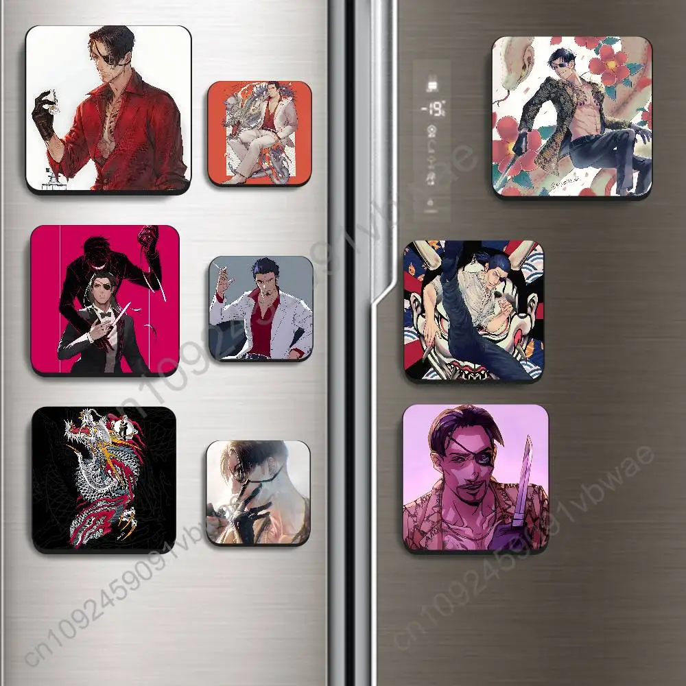 Фото Магниты на холодильник Goro Majima Kazuma Kiryu Yakuza: Самые продаваемые магнитные наклейки для холодильника, прилипающие к металлическим поверхностям №1