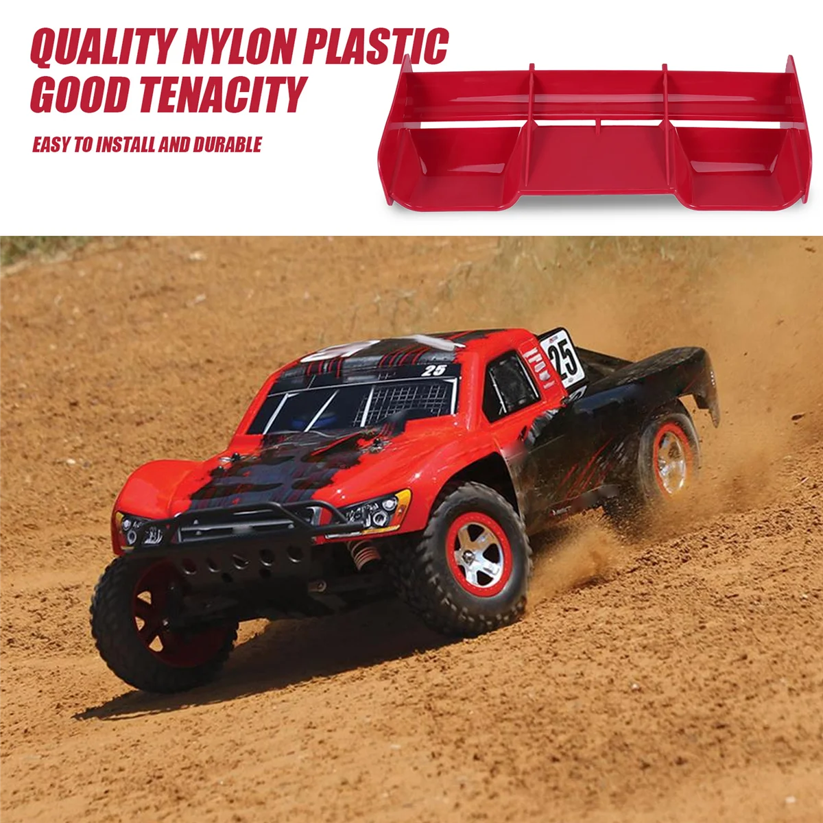 1:8 Багги радиоуправляемые автомобили RC пластиковые нейлоновые задние крылья для