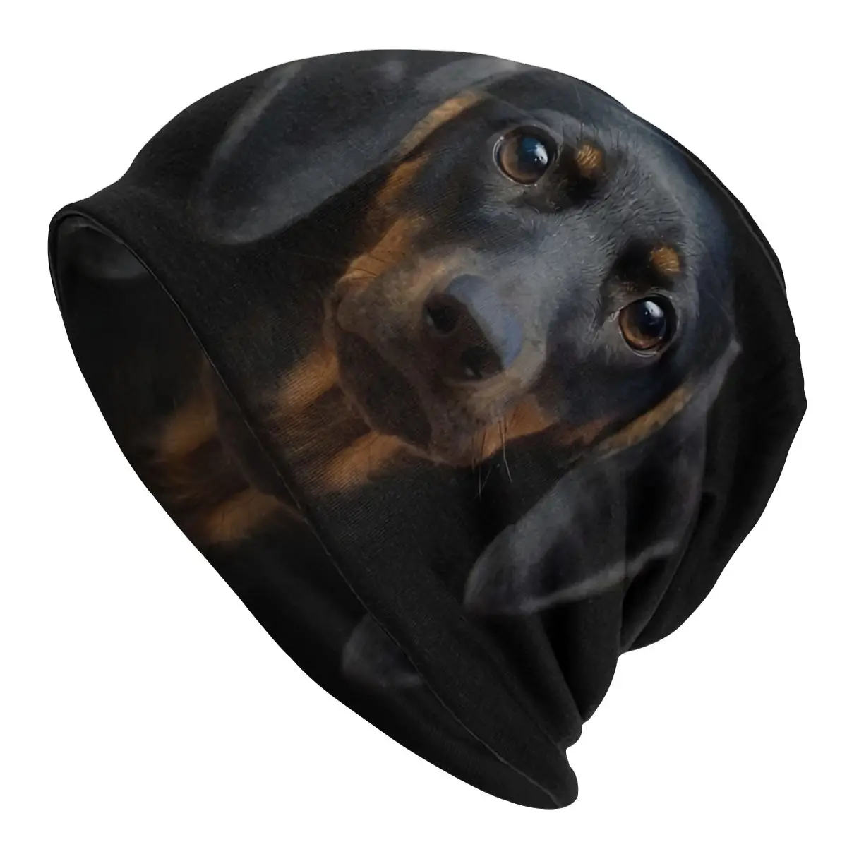 

Dachshund Dog Cute Unisex Bonnet Winter Running Double Layer Thin Hats For Men Women