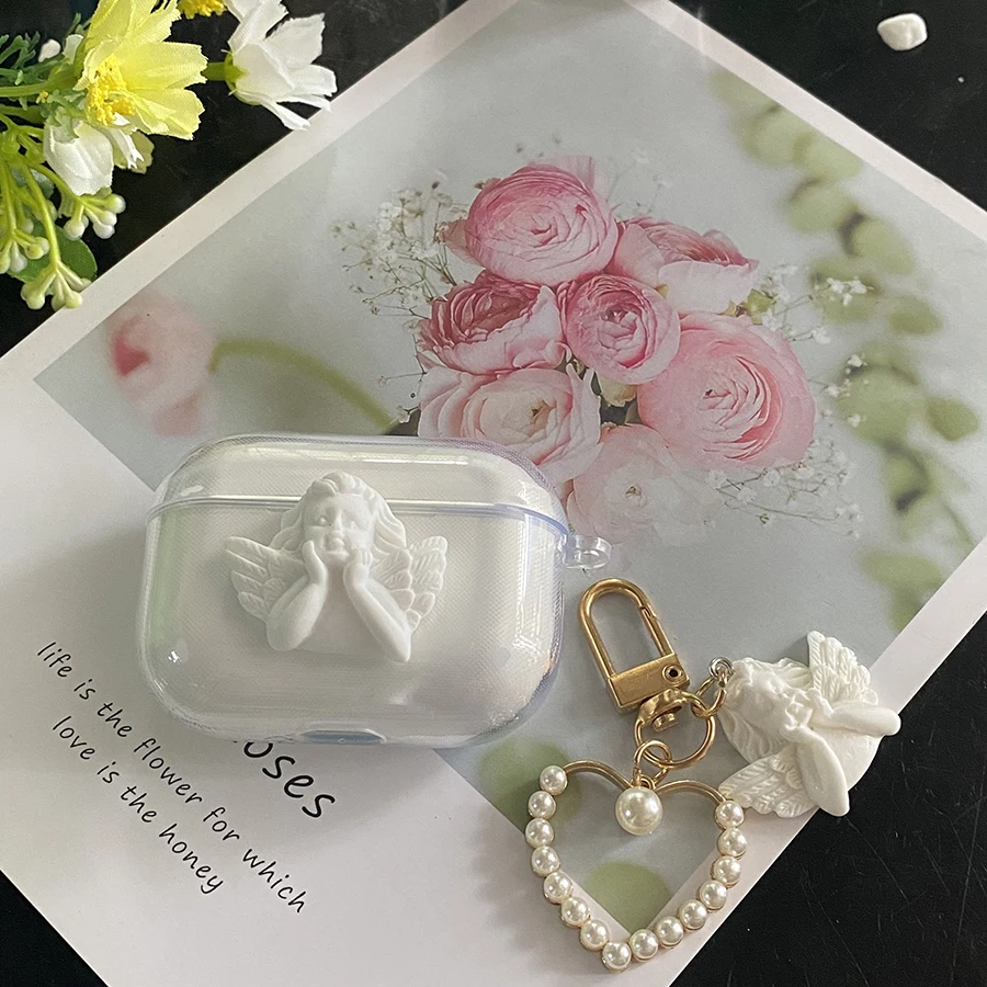 Прозрачный силиконовый чехол для наушников QCY T20 / T13