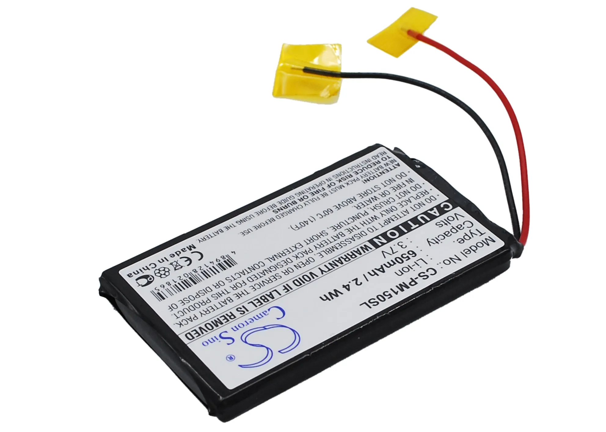 

CS 650mAh Battery For Palm M150 M155 Zire 21 Zire 22