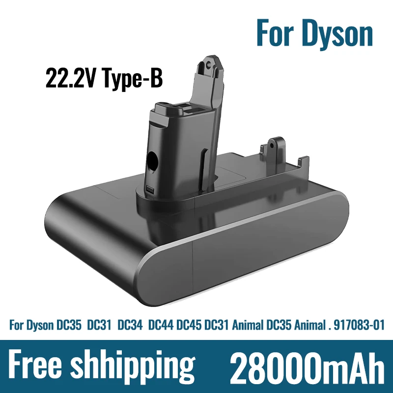 NEW original Replacement 22.2V B 28000mAh DC31 Type-B Battery For Dyson DC31 DC31B DC35 DC44 DC45 Handheld Power Tool Battery