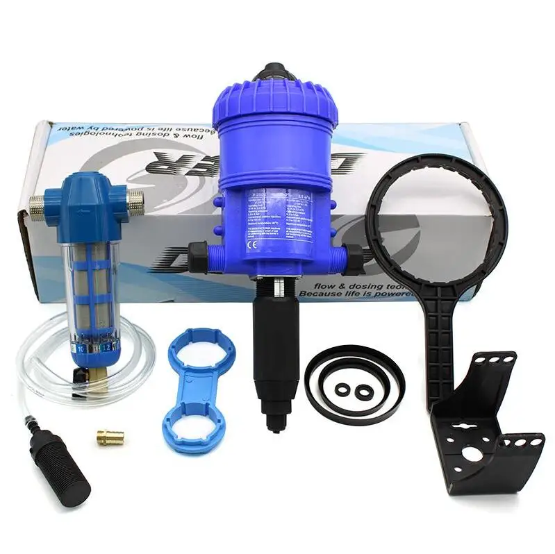 

Дозатор инжектора для удобрений, дозатор 0.2%-2% 4C-30C, химический инжектор с водным приводом для удобрений P2502