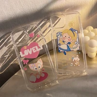 disney cute cartoon linabell pet alice princess phone case for iphone 11 12 13 mini pro xs max 8 7 plus x xr cover