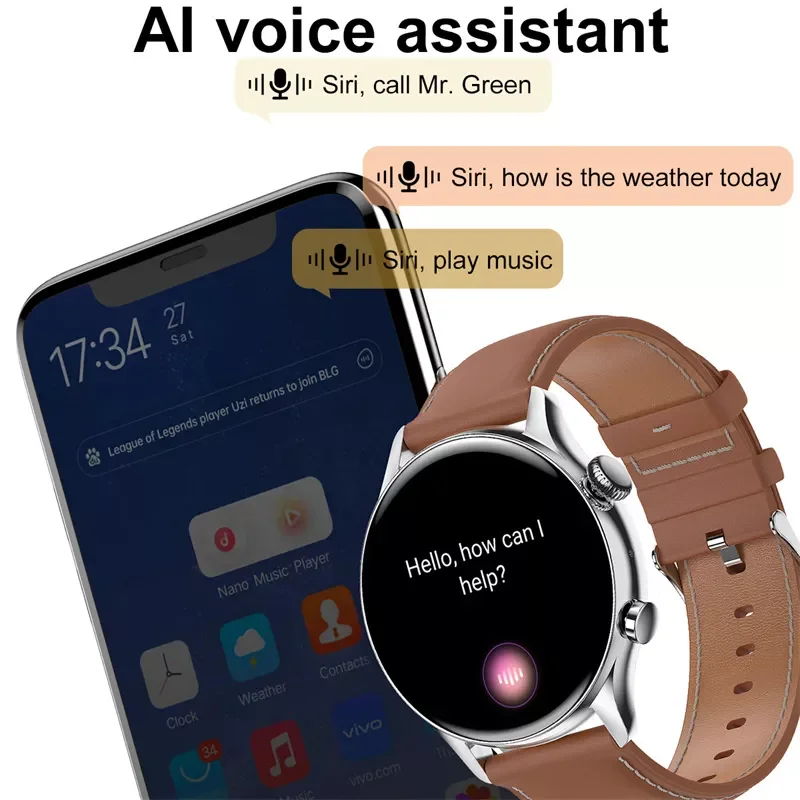 

Новинка мужские Смарт-часы 2022 Bluetooth наручные часы с функцией ответа на звонки женские фитнес-Браслет С Пульсометром Смарт-часы Android