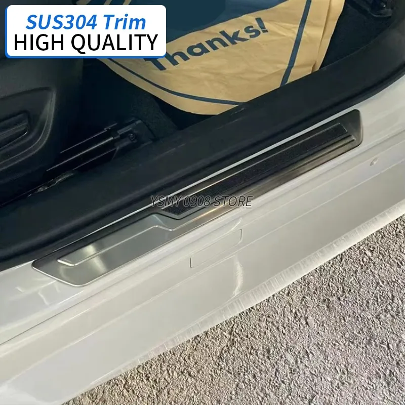 4 шт. высококачественный автомобильный Стайлинг накладка на порог пороги для Toyota