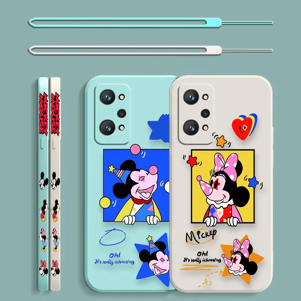 

Funny Mickey Mouse Couple Cartoon Case For Realme C35 C33 C31 C30 C21 C21Y C20 C15 C12 C11 C3 C2 Narzo 50 50A 50I 30A Pro Cover