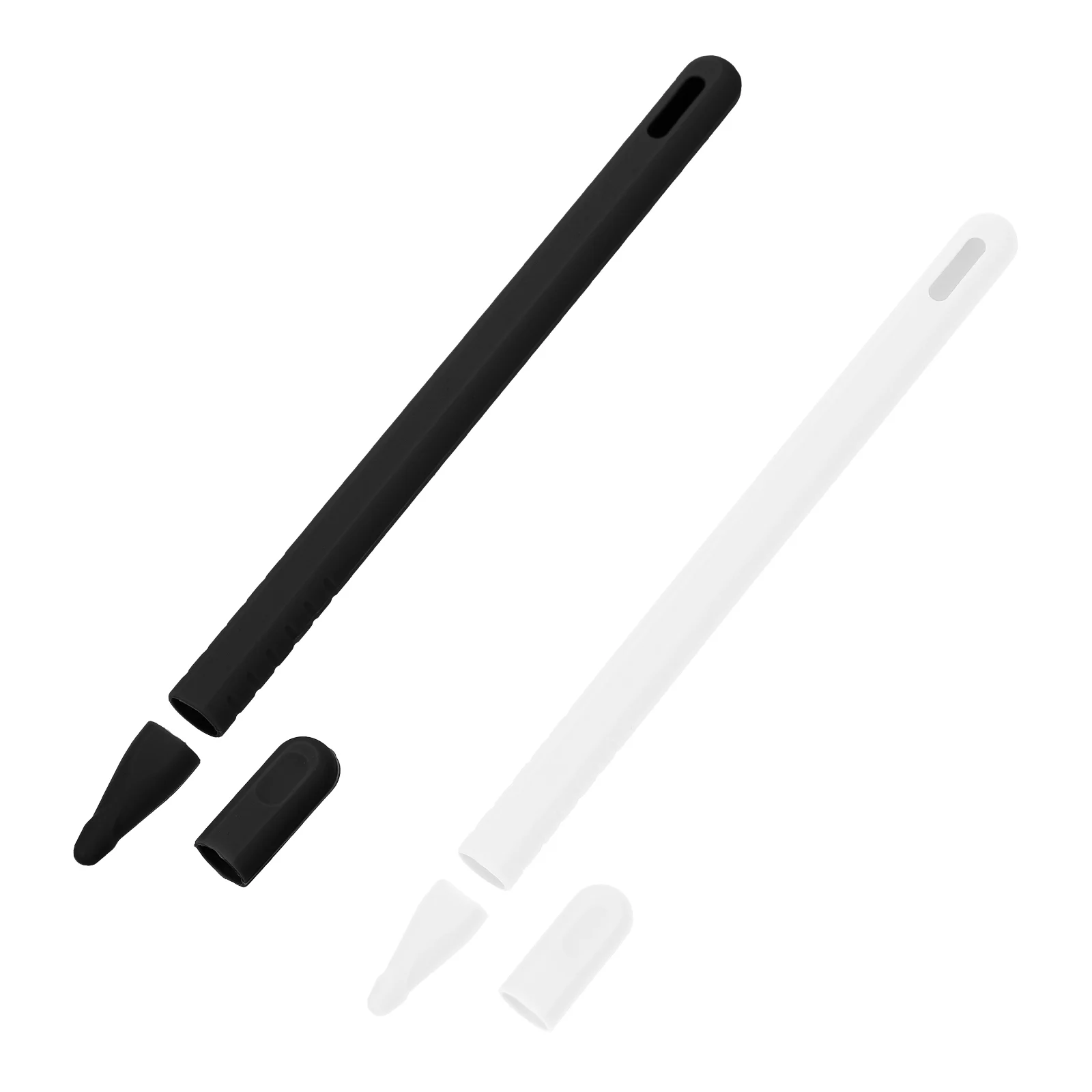 

2pcs Silicone Stylus Pen Covers Protective Covers Compatible for Apple Pencil 2