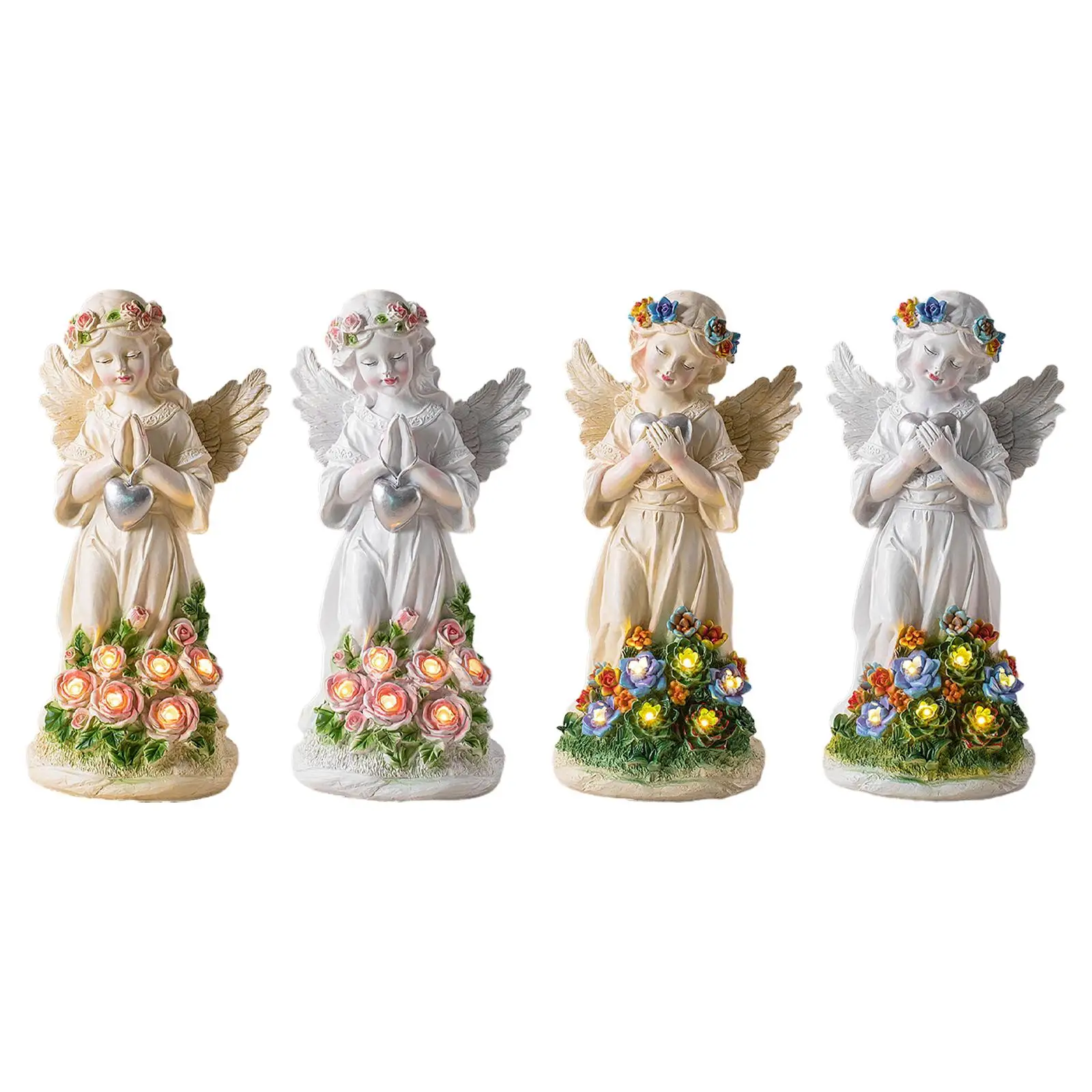 

garden Statue Garden Sculpture Collectible Figurine Fairy Statue Garden Ornament Sculpture for Farmhouse Lawn Balcony Yard