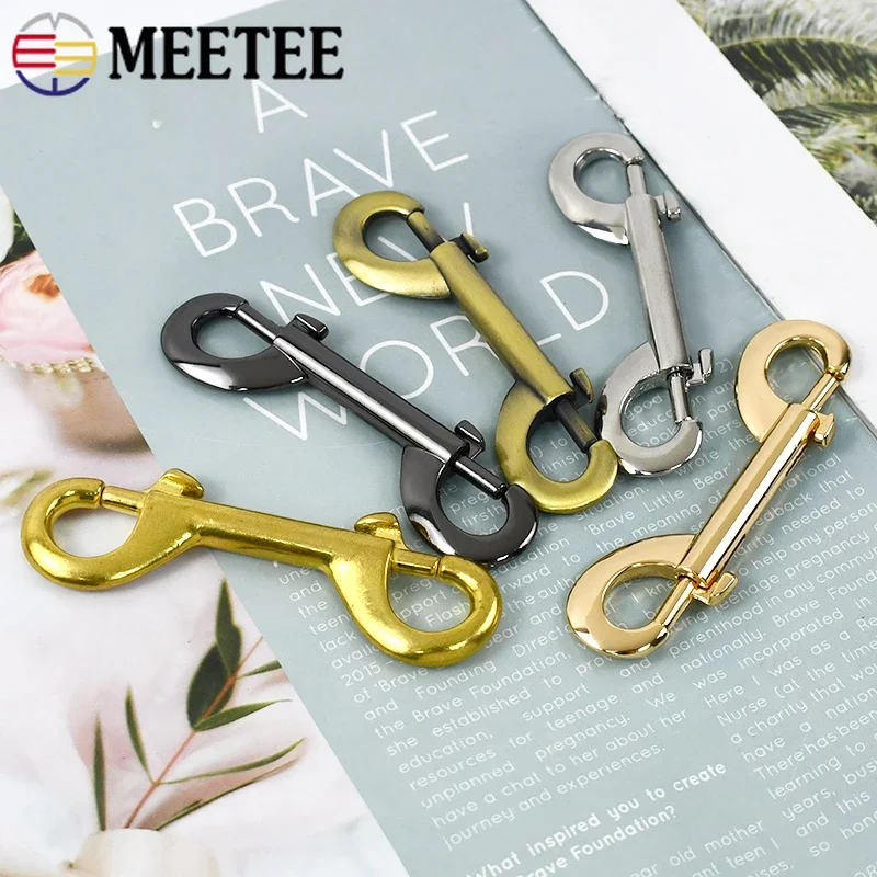 25 шт. Meetee двусторонняя пряжка с застежкой-лобстером, карабин для ошейника для собаки, ремни для сумки, лямки, зажим для ремня, аксессуары «сделай сам» (art.: 3920cd2c14bb6) - 3920cd2c14bb6
