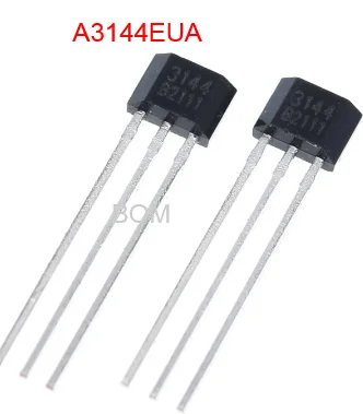 100 шт./лот Новый A3144 A3144E A3144EUA OH3144E 44E датчик эффекта Холла 3144 детской - купить по
