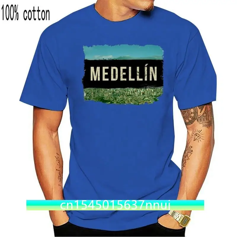 

Summer 2020 Short Sleeve Men Medellin Pablo Escobar T-shirt Sports Tee
