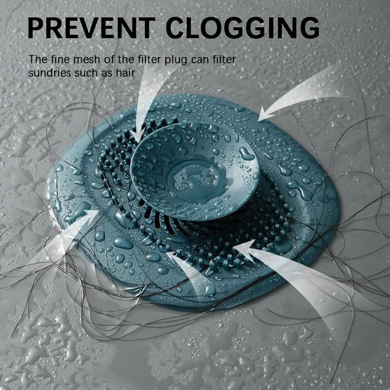 

Bathroom Washbasin Drain Hair Catcher Anti Clogging Bath Stopper Plug Sink Strainer Hair Filter Bathroom Accessorie