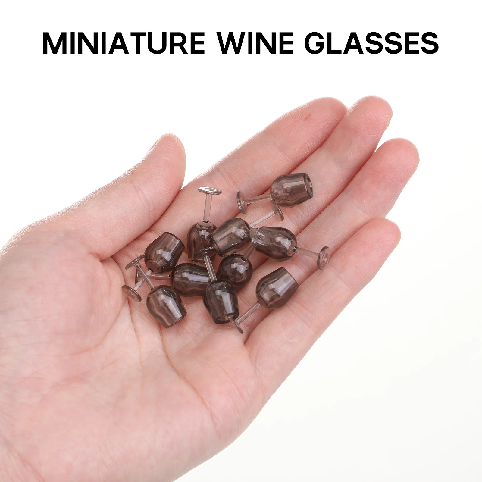 10 шт. мини-стеклянные миниатюры кукольный домик 12 очков детские поделки напитки