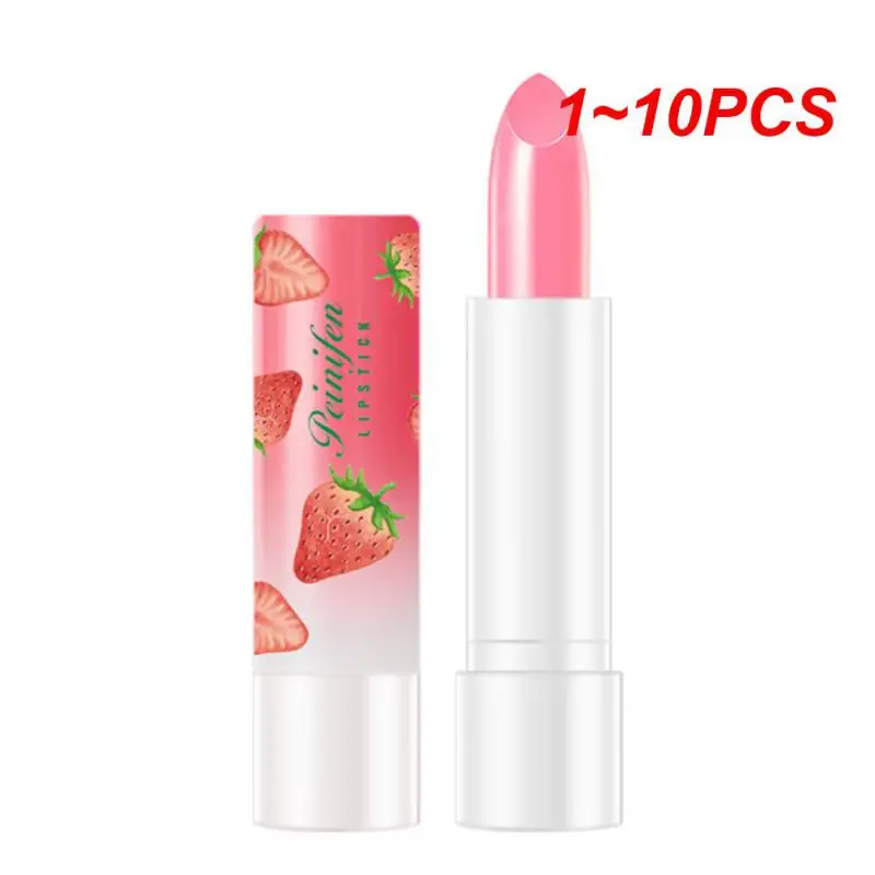 

1~10PCS Day And Night Lip Balm Moisturizing LongLasting Hydrating Anti-drying Repair Fade Lip Lines Women's Fruity Lipstick Lip