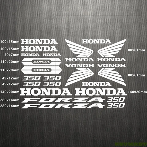 Для Honda FORZA350 мотоцикл наклейка логотип бак наклейки виниловый комплект