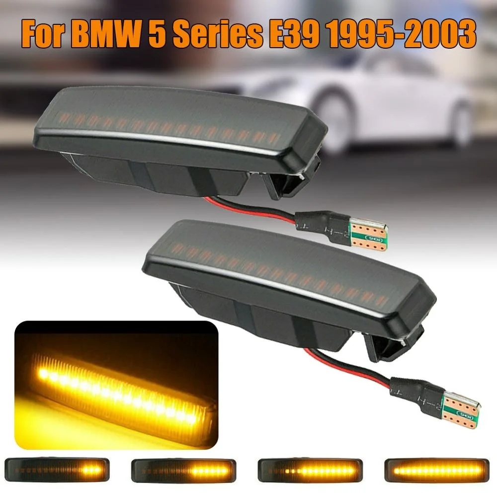 

2 шт., динамические поворотники для BMW 5 серии E39 1995-2003