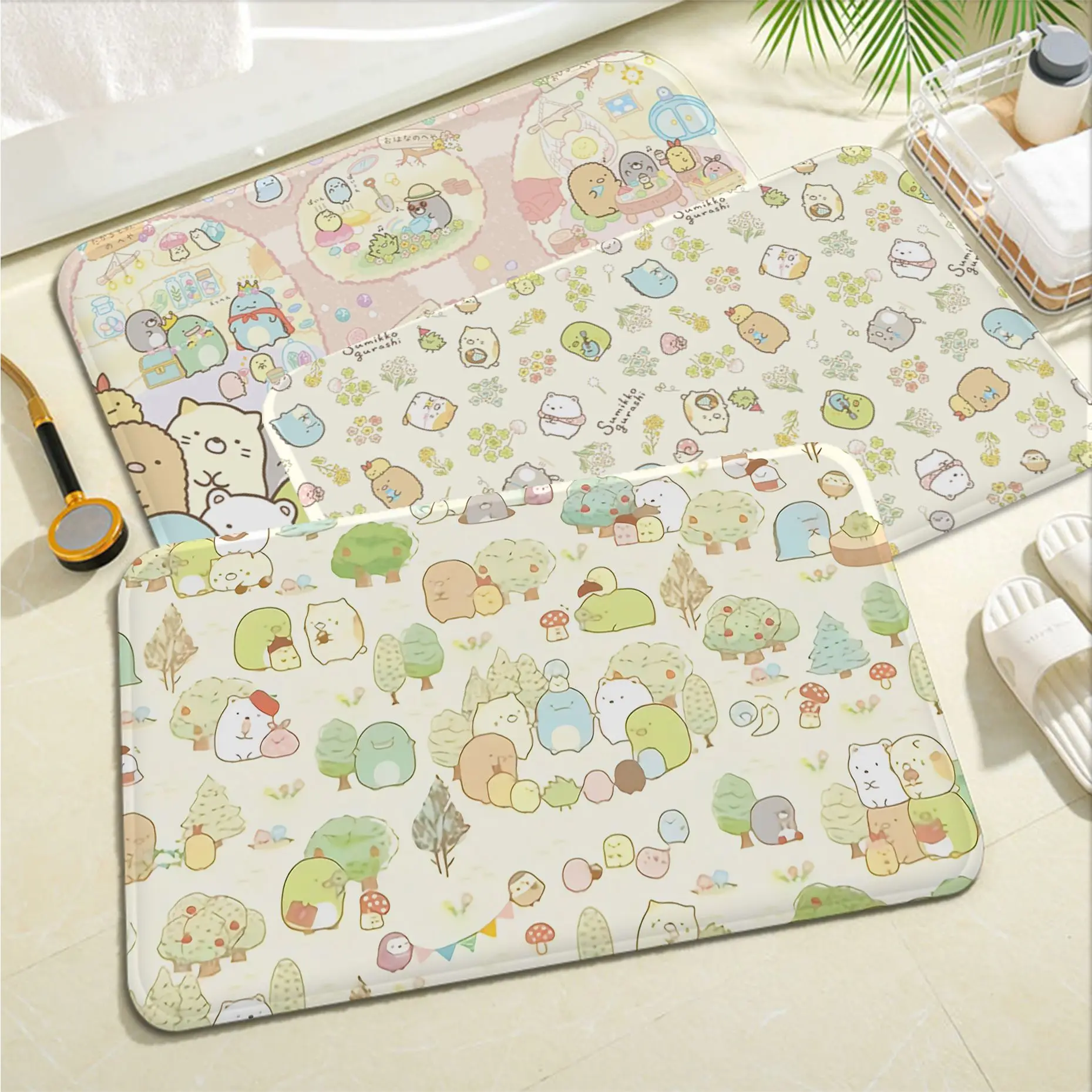 

Sumikko Gurashi Door Mat Nordic Style Home Doormat Bathroom-Toilet Mats Bedroom Hotel Decor Mat