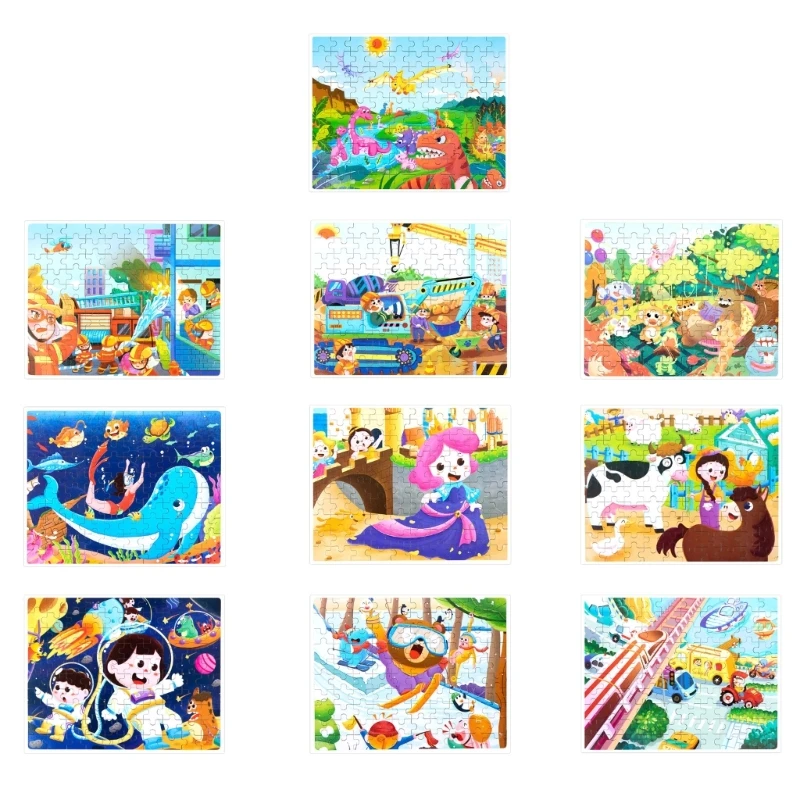 

Cartoon Themed Puzzle Developmental Puzzlebox Board Game Kids Learning Toy