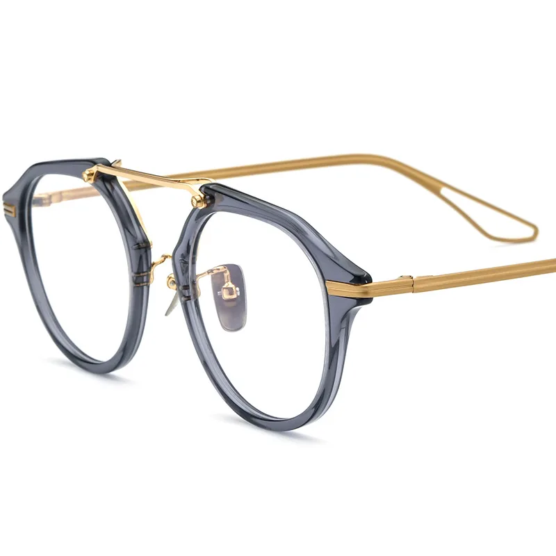 Очки в титановой оправе для мужчин и женщин роскошные стильные оптические