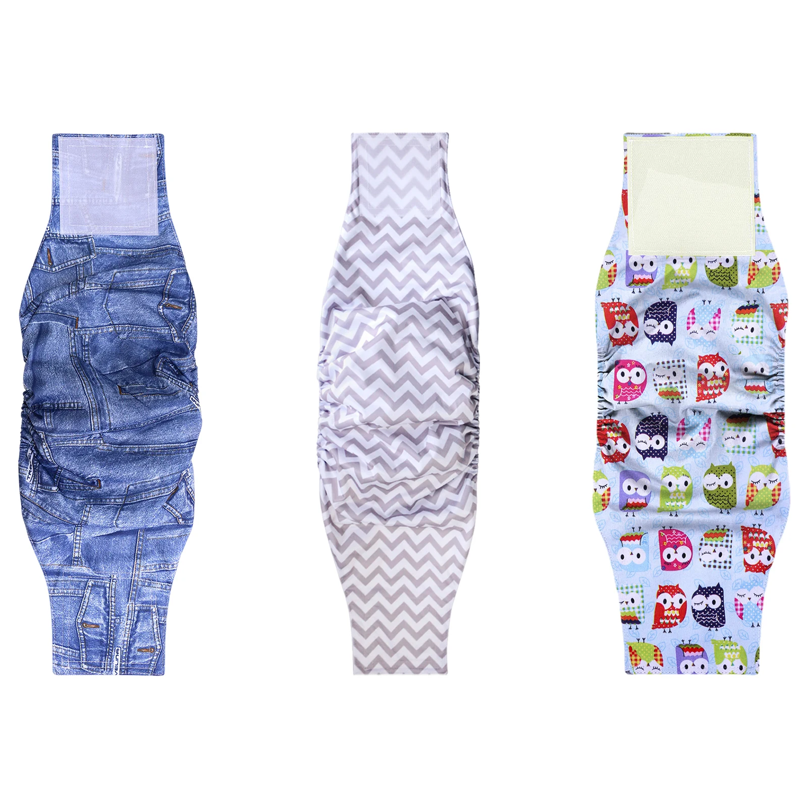 

Dog Diapers Male 3pcs/set Washable Dog Belly Bands Comfortable Puppies Wraps Absorbent Pet Nappies Optional Sizes For