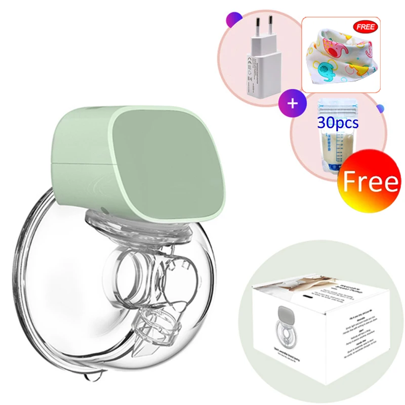 Portable Electric Breast Pumps USB Chargable Silent Wearable Hands-Free Portable Milk Extractor Automatic Milker BPA free