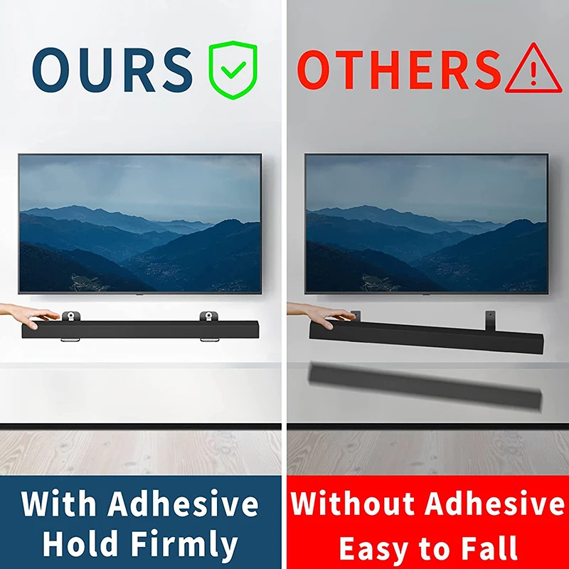 2 шт. универсальная опорная рамка для длинного звука настенное крепление