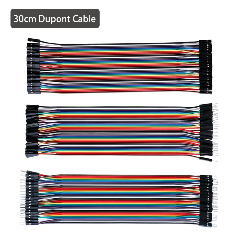 

40Pin Dupont Cables 30cm Multicolored Breadboard Jumper Ribbon Wires Kit For Arduino Raspberry Pi Projects For Orange Pi DIY