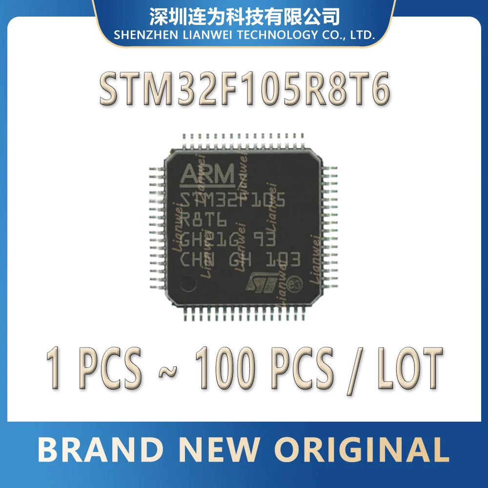 

STM32F105R8T6 STM32F105R8 STM32F105 STM32F STM32 STM IC MCU Chip LQFP-64