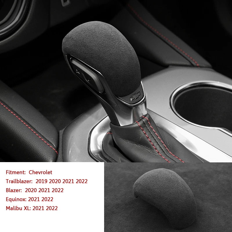 

Черный замшевый внутренний рычаг переключения передач, чехол с воротником переключения передач для Chevrolet Trailblazer Equinox Malibu XL 2020 2021 2022