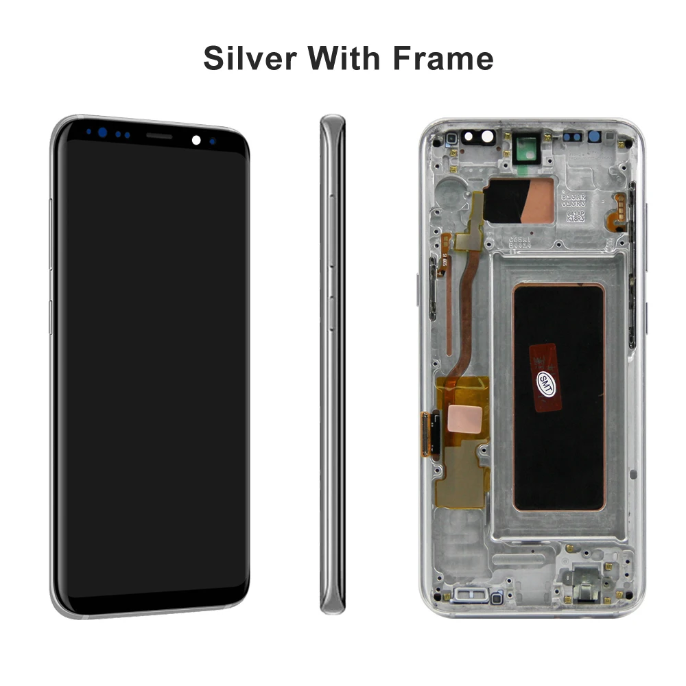 Najtaniej Oryginał Do Samsung Galaxy S8 G950F Wyświetlacz LCD Z Ramką Ekran Dotykowy Digitizer Do Samsung S8 Plus G955F Wyświetlacz Montaż