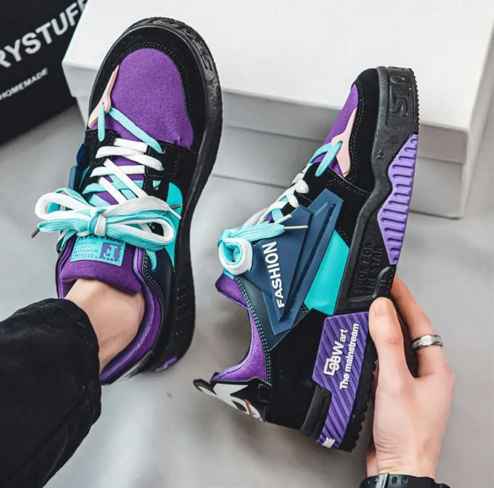 Мужские Нескользящие кроссовки в стиле хип-хоп