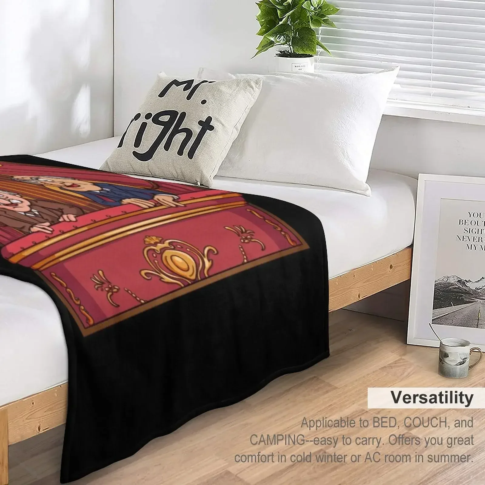 Футболка ститлера и Вальдорф одеяло для путешествий мягкие одеяла